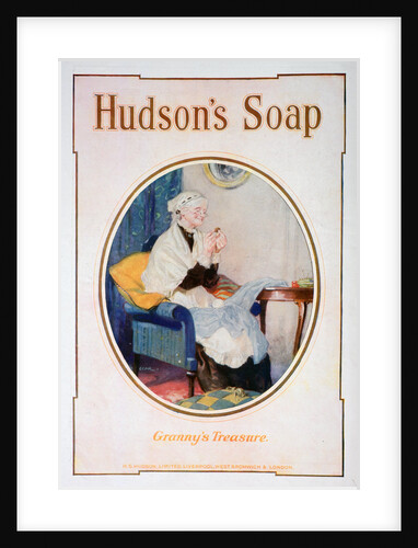 'Granny's Treasure', Hudson's soap advert by Anonymous