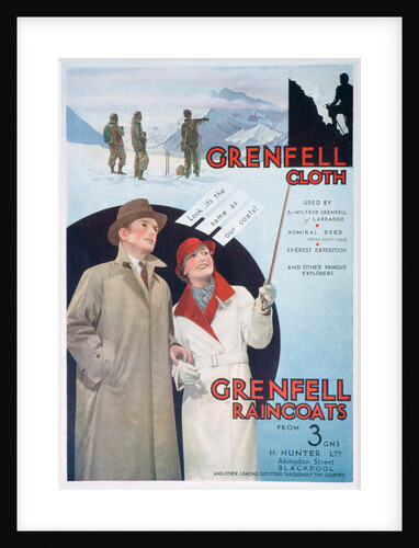 Advert for Grenfell cloth and raincoats by Anonymous