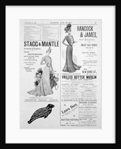 An advertising page in Hearth and Home by Anonymous