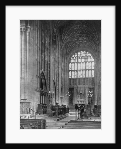 The Choir, Sherborne Abbey, Dorset by E Bastard
