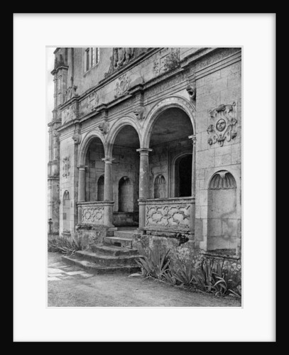 The loggia, Cranborne Manor House, Dorset by E Bastard