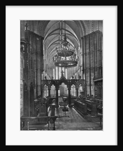 Interior of Christ Church Cathedral, Dublin, Ireland by Valentine & Sons