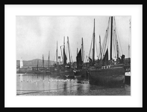 Fishing boats in Port St Mary harbour, Isle of Man by Anonymous