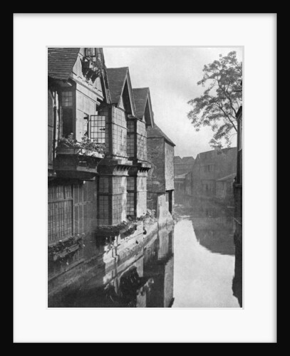 The Weavers' House by the River Stour, Canterbury, Kent by HS Newcombe