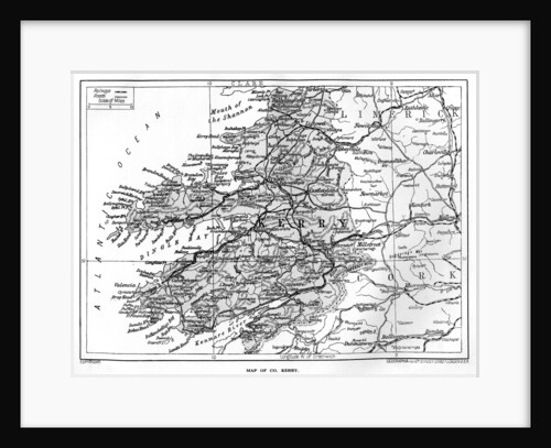 Map of County Kerry, Ireland by Anonymous