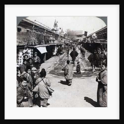 Asakusa Street, Tokyo, Japan by Underwood & Underwood