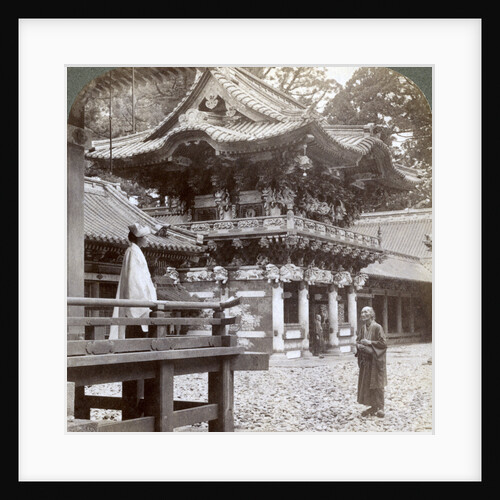Yomeimon (gate), Buddhist Temple of Yakushi, Nikko, Japan by Underwood & Underwood