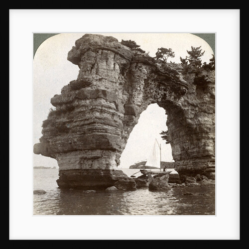 Rock arch in Matsushima Bay, south-east Japan by Underwood & Underwood