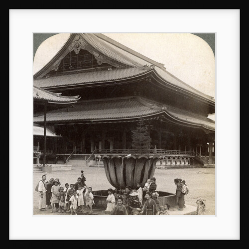 Main front of Higashi Hongan-ji, largest Buddhist temple in Japan, Kyoto by Underwood & Underwood
