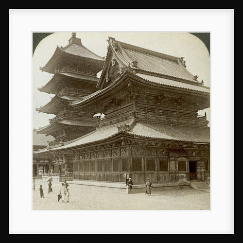 Stately splendour of the Shitenno-ji Temple, Osaka, Japan by Underwood & Underwood