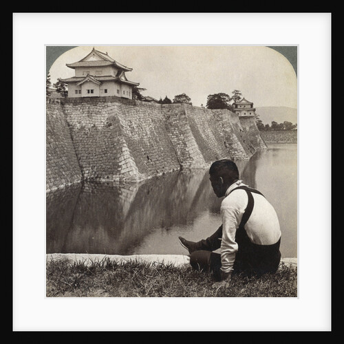 Feudal castle of the proud Shoguns, Osaka, Japan by Underwood & Underwood