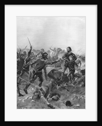 Battle of Poitiers, France by Anonymous