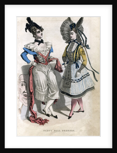 Fancy ball dresses by Anonymous