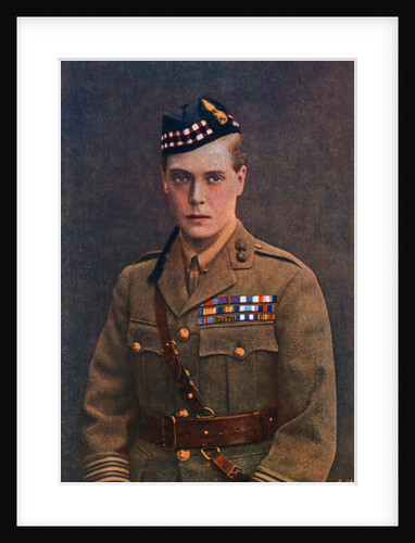 Edward, Prince of Wales, in army uniform by Tuck and Sons