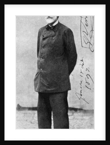 Giuseppe Verdi, Italian Romantic composer, aged 84 by J Milne