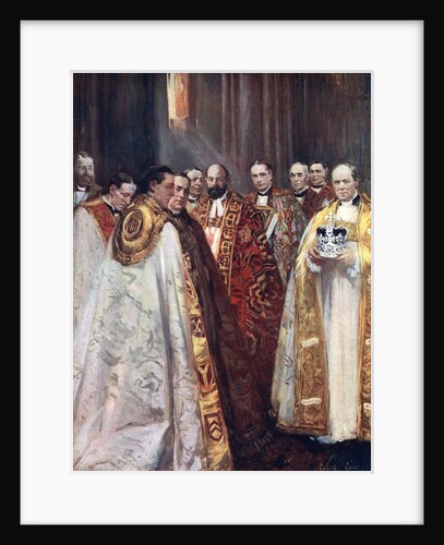The Archbishop of Canterbury and York, and other prelates, the Coronation by Anonymous