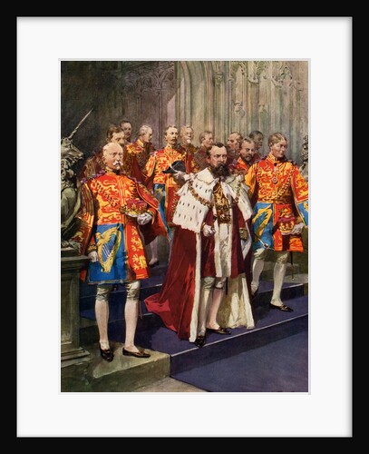Officers of the Heralds' College, Coronation ceremony by Frederic de Haenen