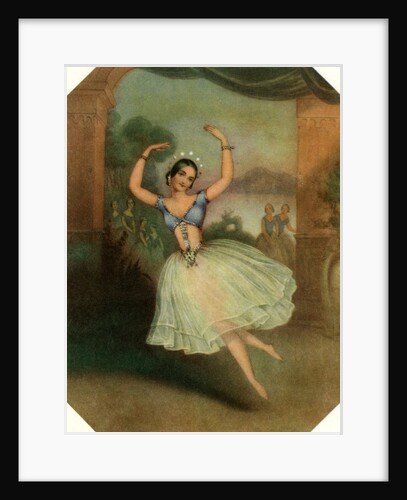 Carlotta Grisi in La Peri by Anonymous