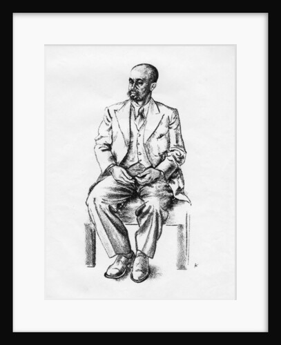 Bedjironde Tecle Hawariate, Ethiopian statesman by Edmond Xavier Kapp