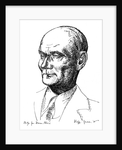 Study for Baron Aloisi, Italian statesman by Edmond Xavier Kapp