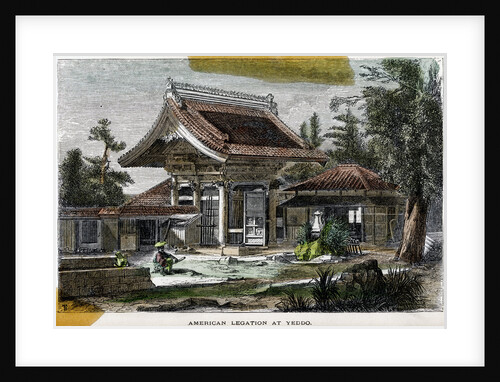 American legation at Yeddo (Edo), Japan by Richardson