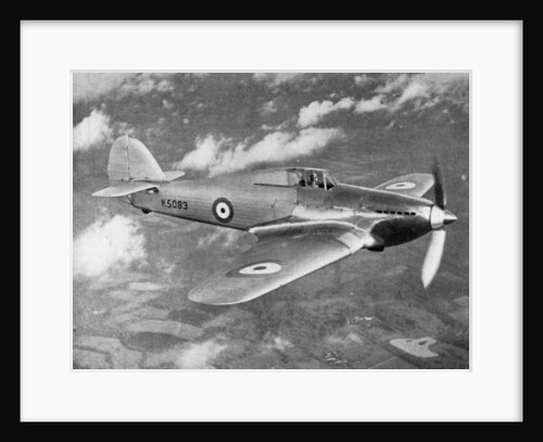Prototype Hawker Hurricane being test flown by Flight Lieutenant PWS Bulman by Anonymous