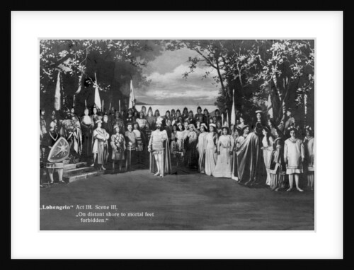 Performance of Richard Wagner's opera Lohengrin (act III, scene III) by Schwalb