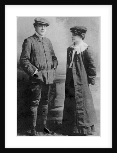 Mabel Hackney and Laurence Irving by J Beagles & Co