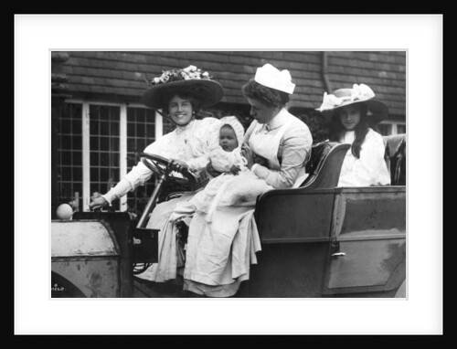 Ellaline Terriss, British actress, with her daughter and baby by Anonymous