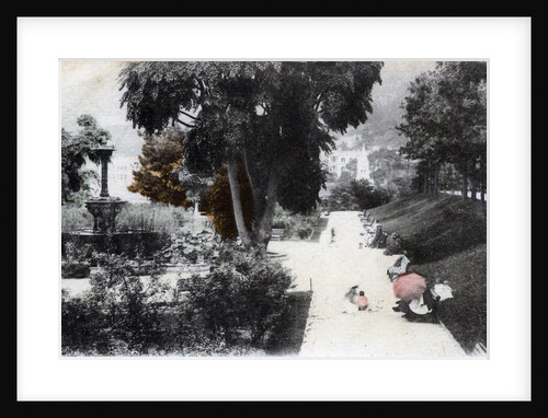 Fountain in a public garden, Hong Kong by Anonymous