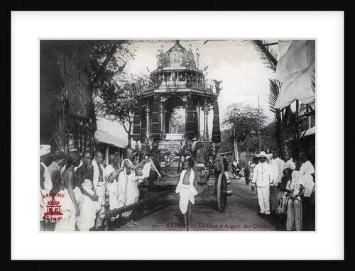 The silver chariot of the Chettiars, Saigon, Vietnam by Anonymous