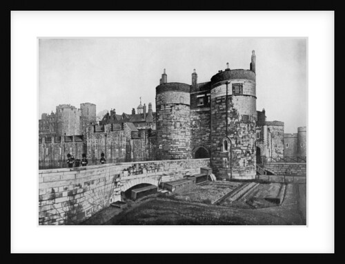 The Byward Tower and the outer ward, Tower of London by Anonymous