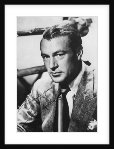 Gary Cooper, American film actor by Anonymous