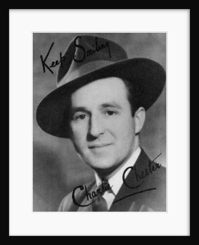 Charlie Chester, British stand-up comedian and TV and radio presenter by Montagu Watson