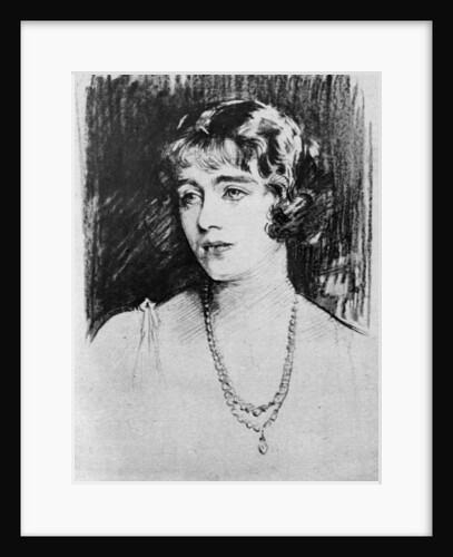 Study of Lady Elizabeth Bowes-Lyon by John Singer Sargent