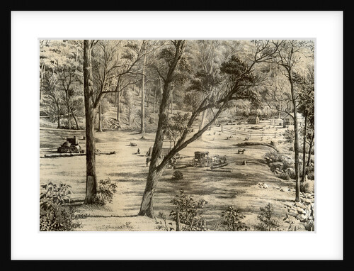 Free selector's hut, Australia by McFarlane and Erskine