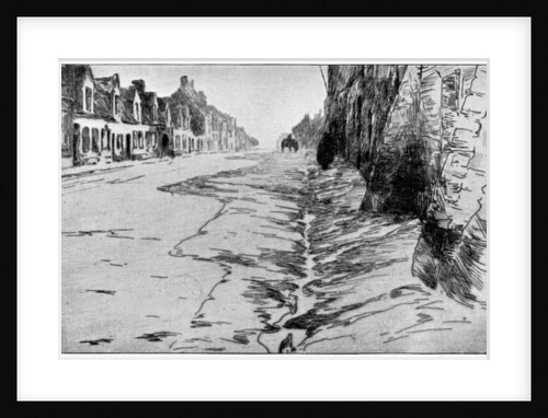 La Grande Rue, Flandre by Albert Baertsoen