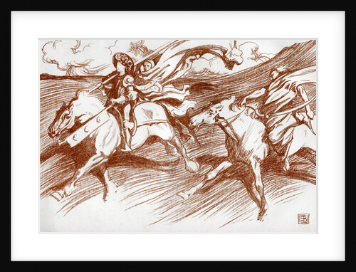 The Knight and his Companions by Byam Shaw