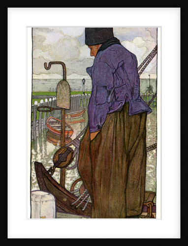 A Dutch boatman by Nico Jungmann