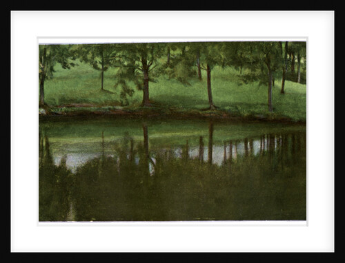 L'Etang De Menil by Fernand Khnopff