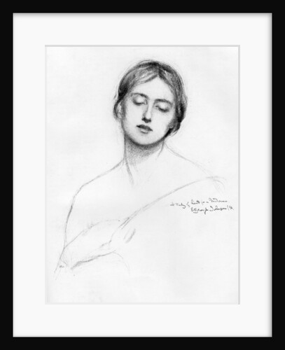 Study of a woman's head by E Borough Johnson