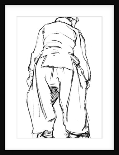 Study of a Dutch boatman by Nico Jungmann