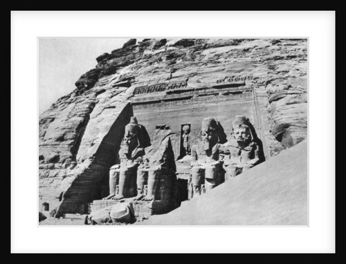The Temple of Abu Simbel, Egypt by Anonymous