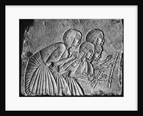 Egyptian scribes, c1350 BC by Anonymous