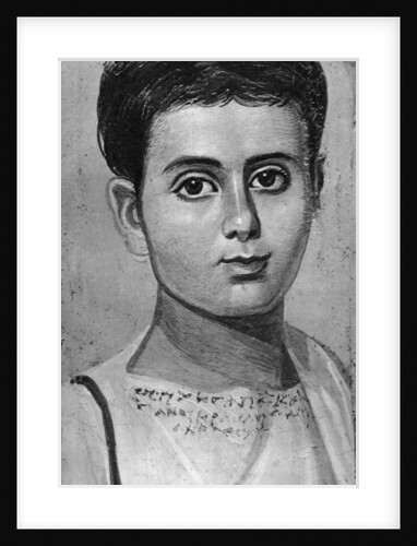 Portrait of a young boy, Al-Fayyum, Egypt by Anonymous