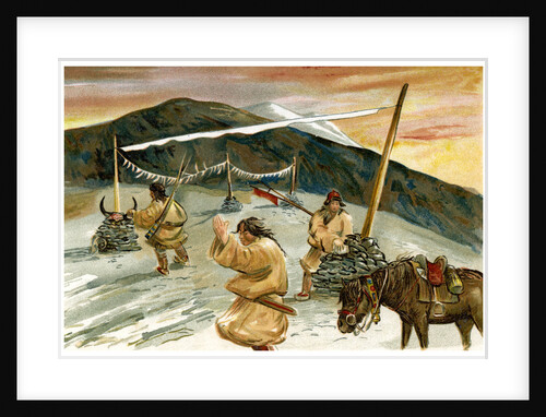 Flying prayers on the Maium Pass by Anonymous