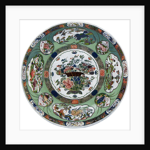 A Chinese porcelain dish of the Kang-he period by Anonymous