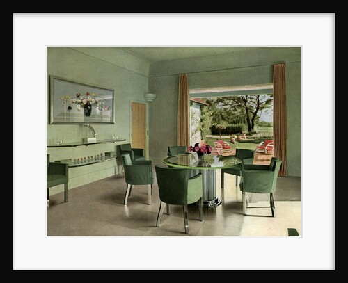 A French dining room by Anonymous