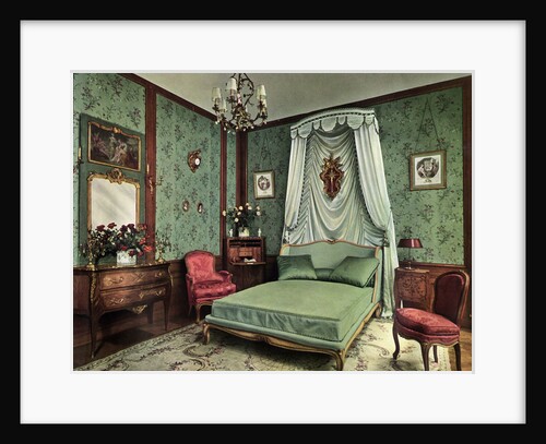A bedroom from the reign of Louis XV Room, Hotel des Saints Pères, Paris by Anonymous