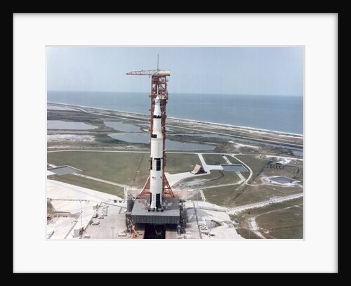 Apollo 15 on the launch pad at Kennedy Space Center, Florida, USA by NASA